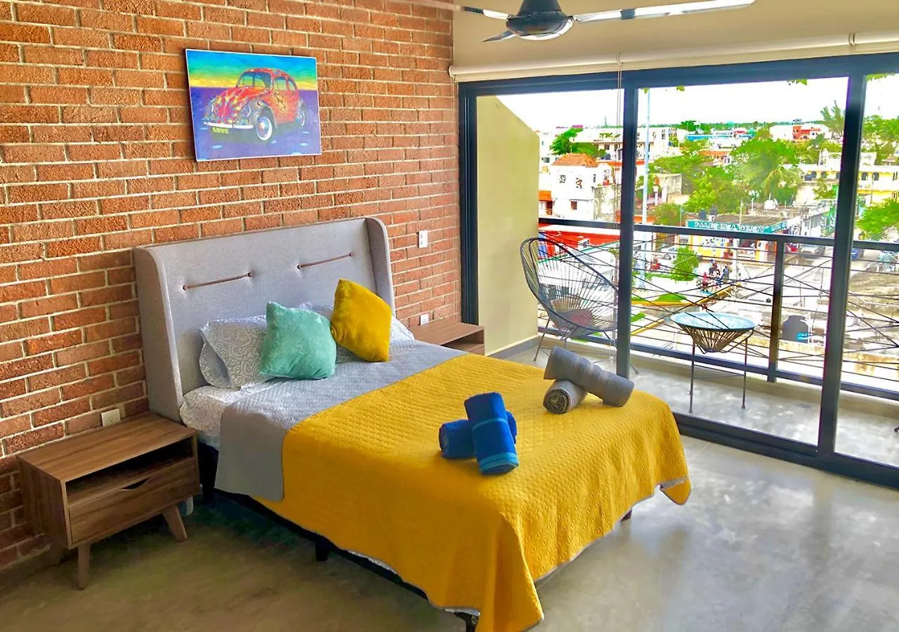 Vintage And Modern Studio Con Alberca En Rooftop Believe بلايا ديل كارمن 0*,